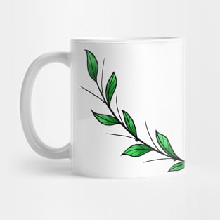 Branches Floral Art Mug